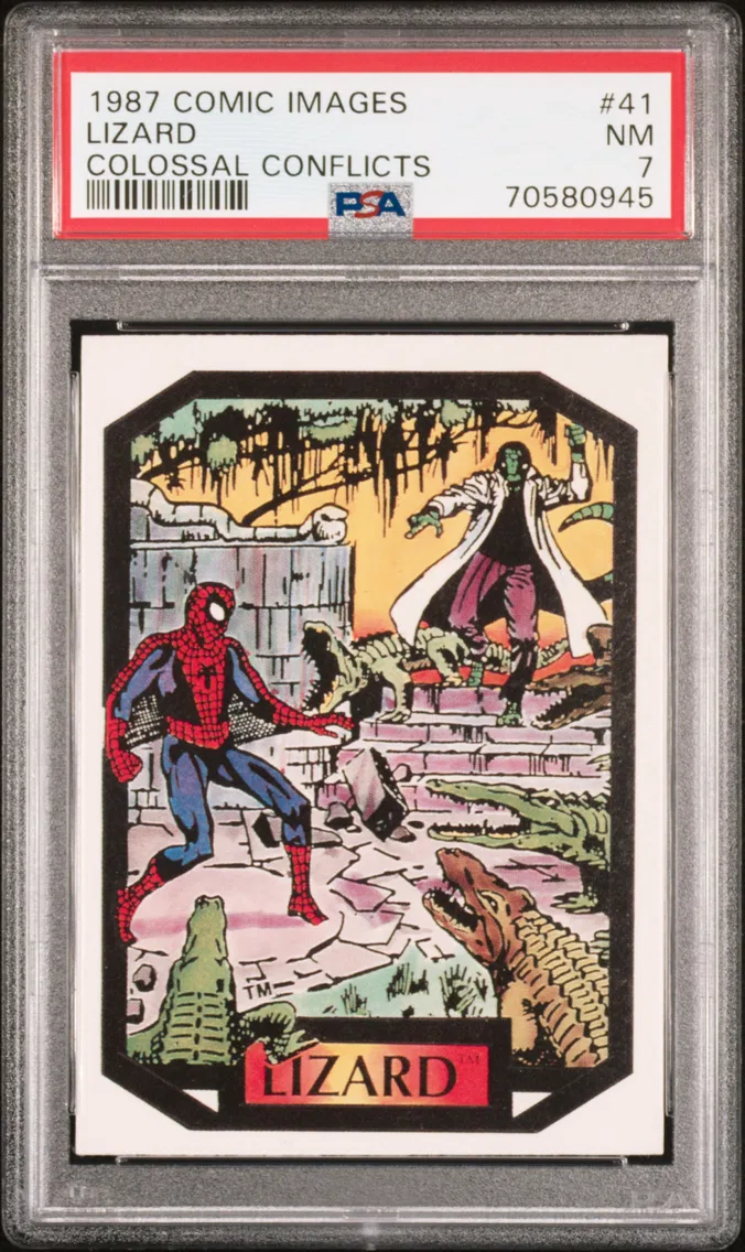 1987 #41 Lizard PSA 7 Comic Images Colossal Conflicts