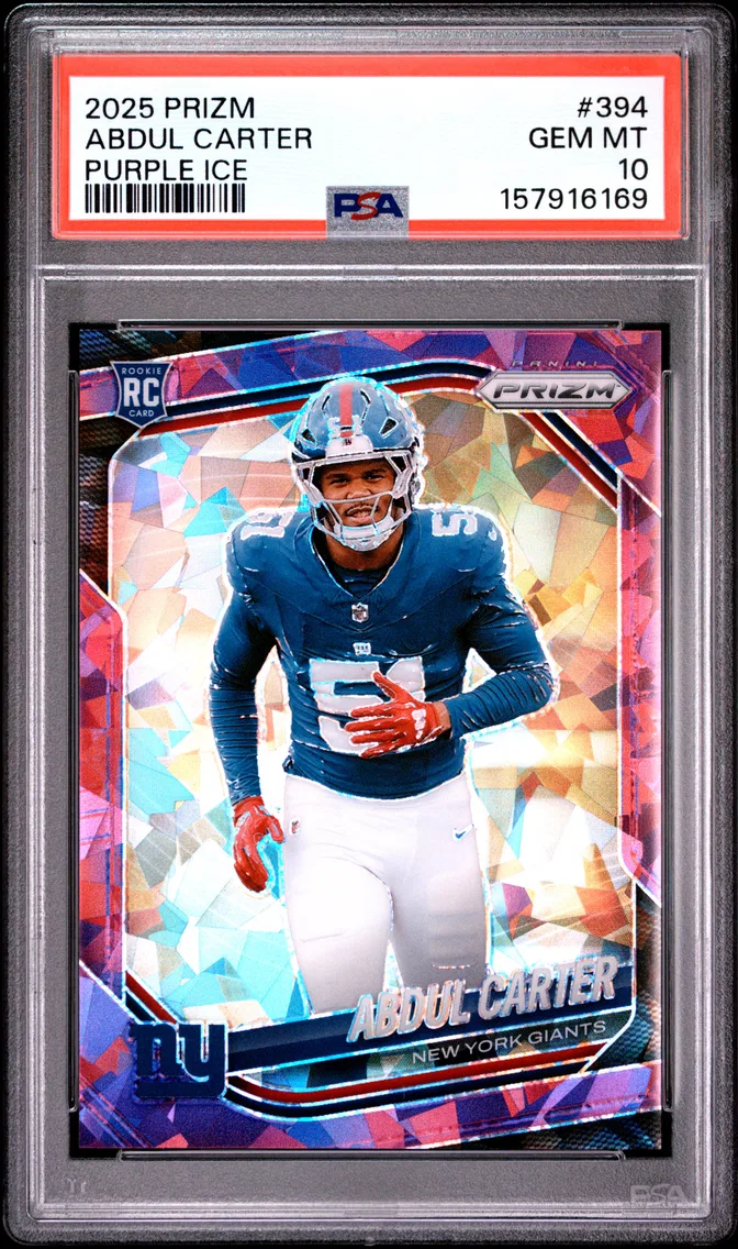 2025 #394 Abdul Carter PSA 10 Panini Prizm
