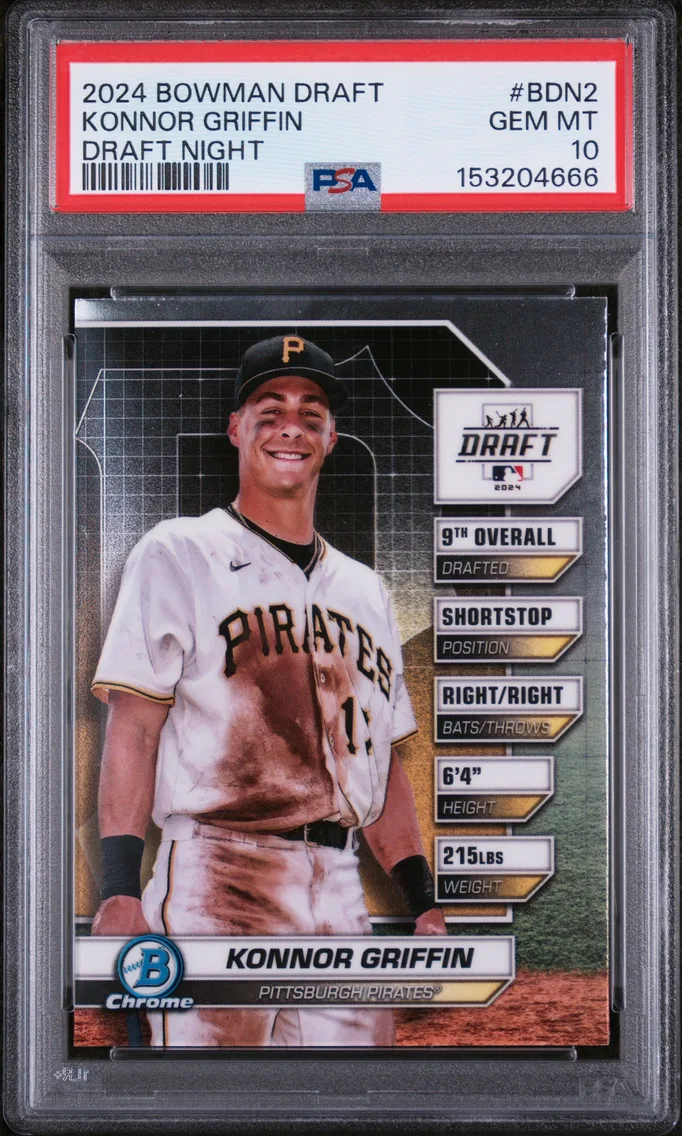 2024 #BDN2 Konnor Griffin PSA 10 Bowman Draft Bowman Draft Night