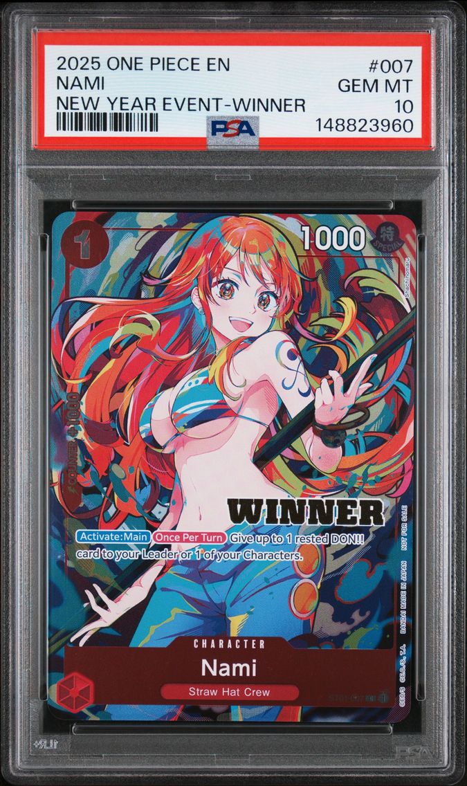 2025 #007 Nami PSA 10 One Piece 