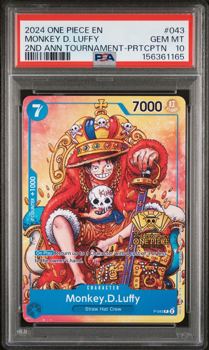 2024 #043 Monkey D. Luffy PSA 10 One Piece Promos