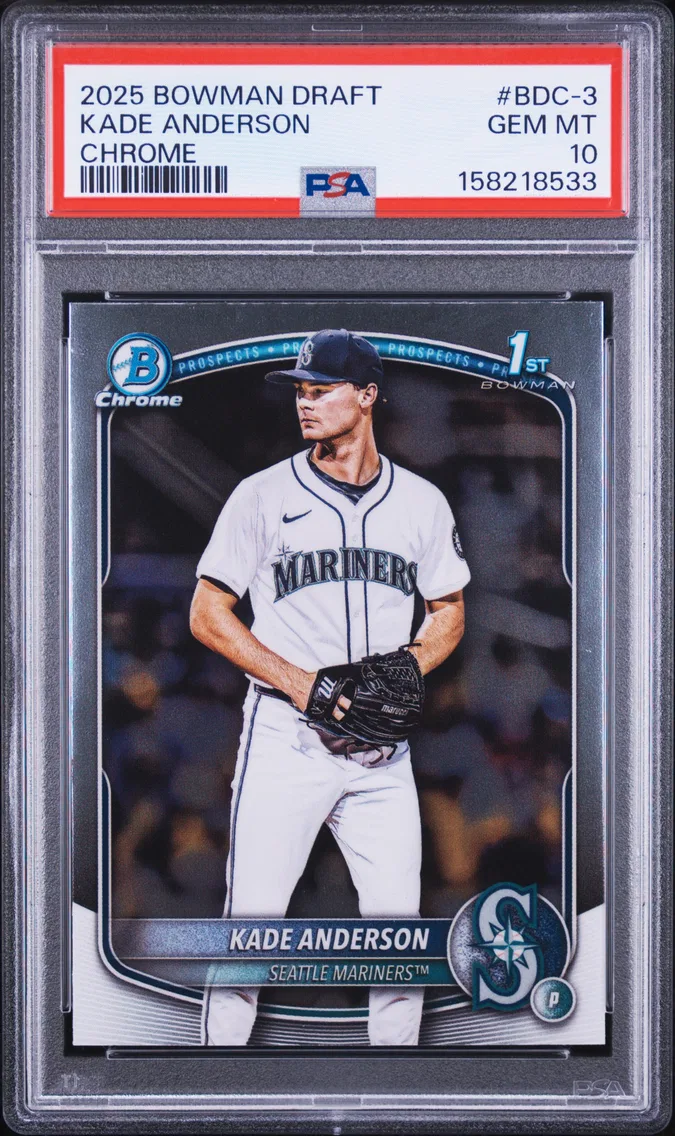 2025 #BDC-3 Kade Anderson PSA 10 Bowman Draft