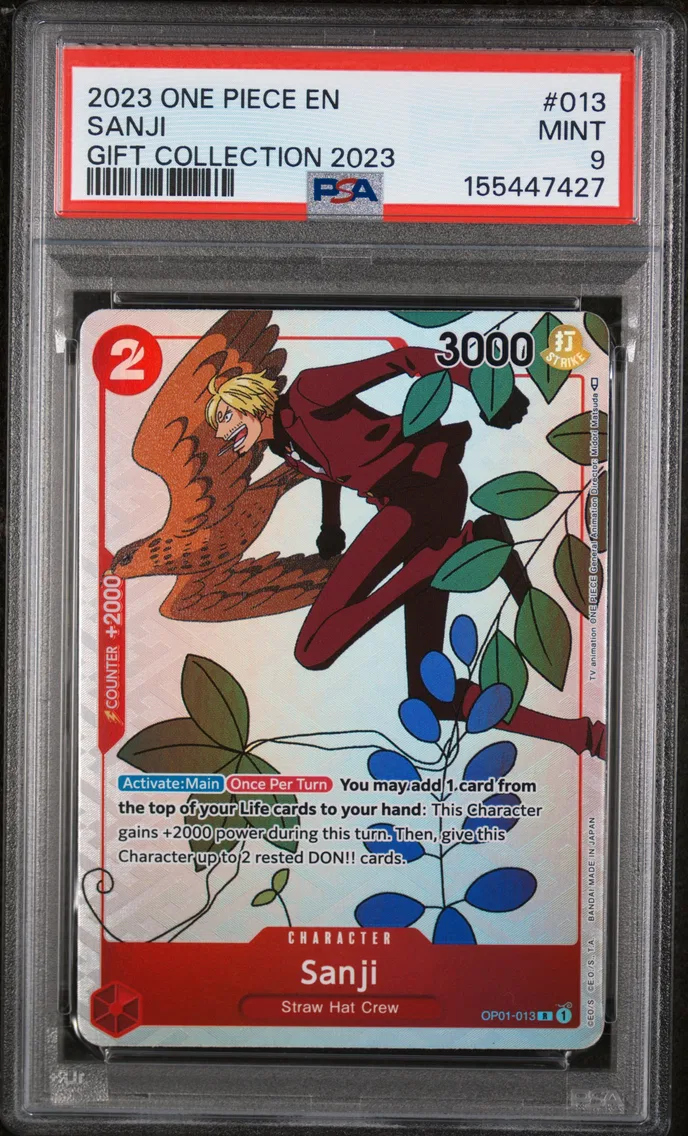 2023 #013 Sanji PSA 9 One Piece Gift Collection 2023