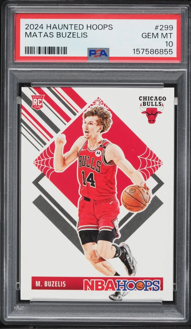 2024 Haunted Hoops Matas Buzelis ROOKIE #299 PSA 10 GEM MINT