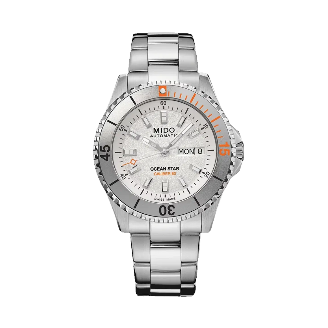 MIDO Ocean Star 200 41mm - Silver on Bracelet