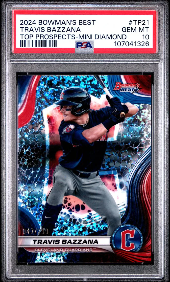 2024 #TP21 Travis Bazzana PSA 10 Bowman's Best Top Prospects