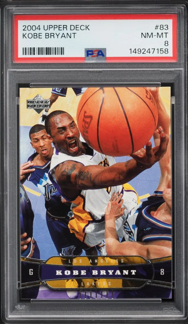 2004 #83 Kobe Bryant PSA 8 Upper Deck