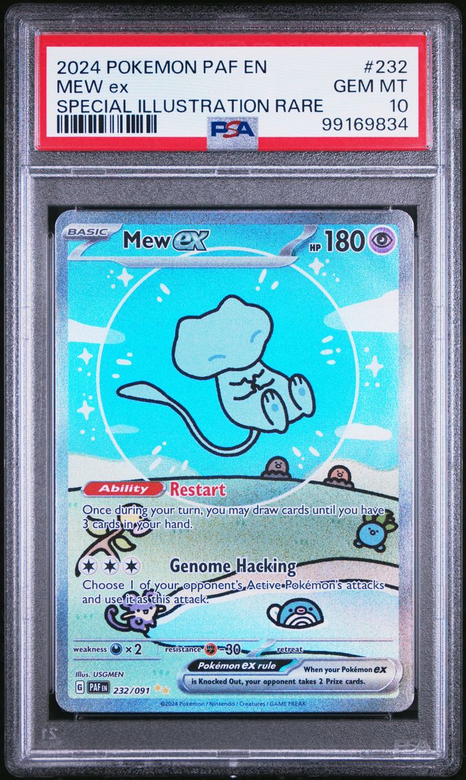 2024 #232 Mew EX PSA 10 Paf EN-P