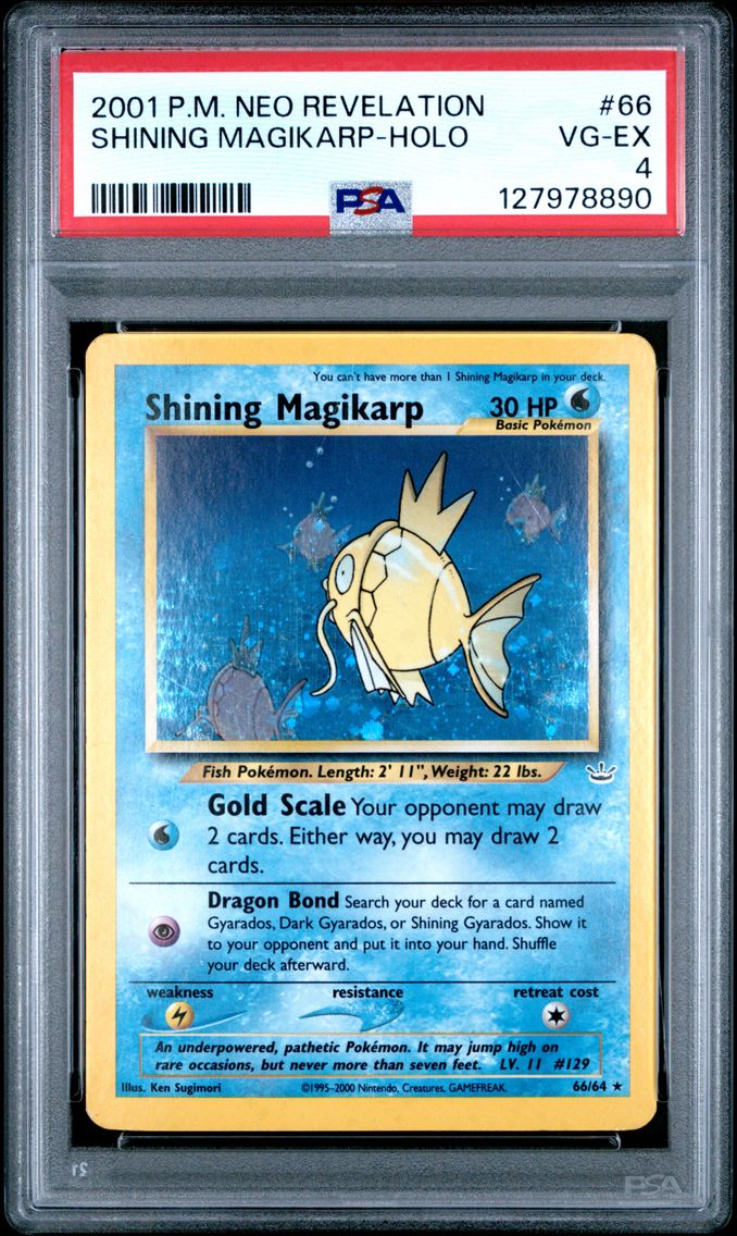 2001 #66 Shining Magikarp-Holo P