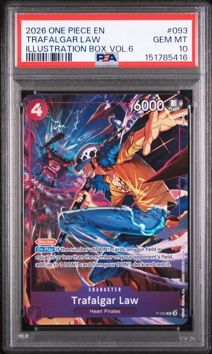 2026 #093 Trafalgar Law PSA 10 One Piece Promos