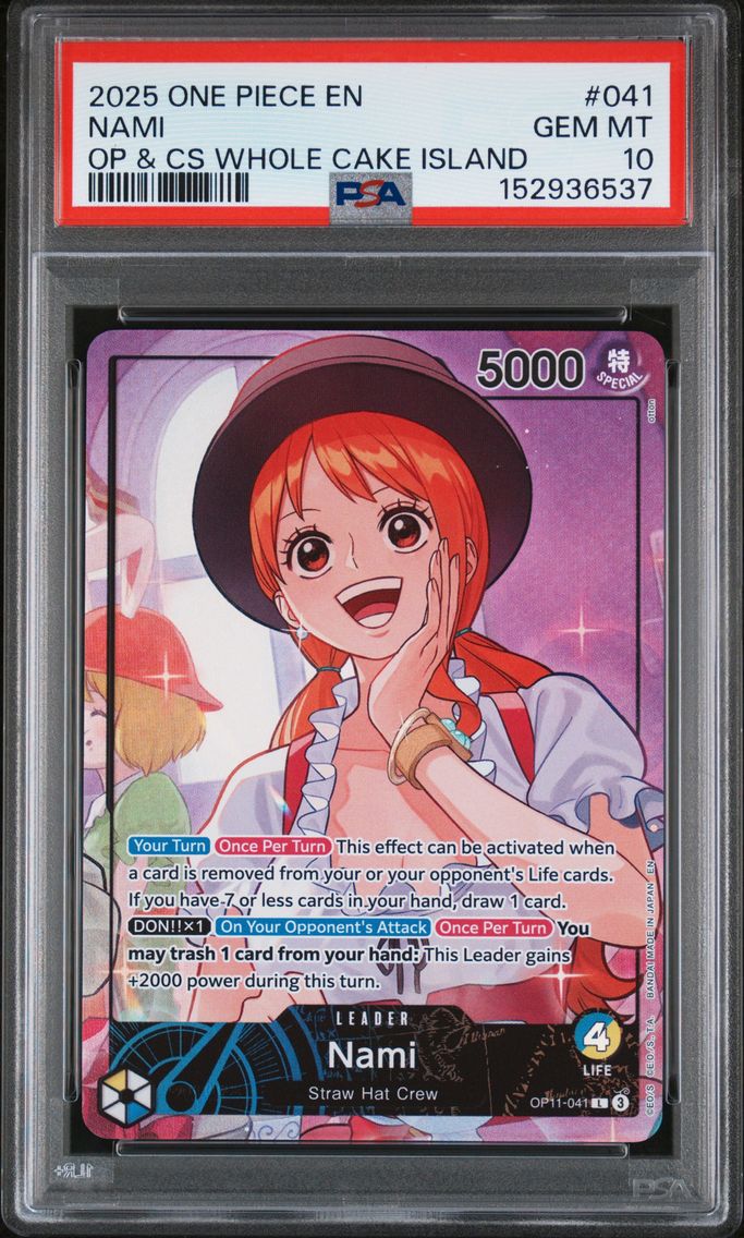 2025 #041 Nami PSA 10 One Piece