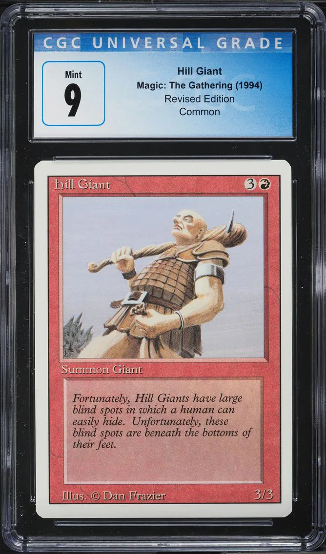 1994 #NA REVISED EDITION HILL GIANT CGC 9 MAGIC THE GATHERING