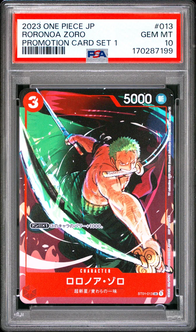 2023 #013 Roronoa Zoro PSA 10 One Piece Japanese Promos