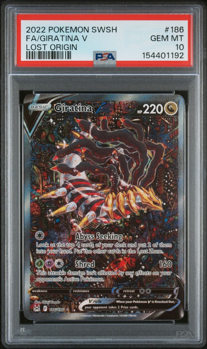 2022 #186 Full Art/Giratina V PS