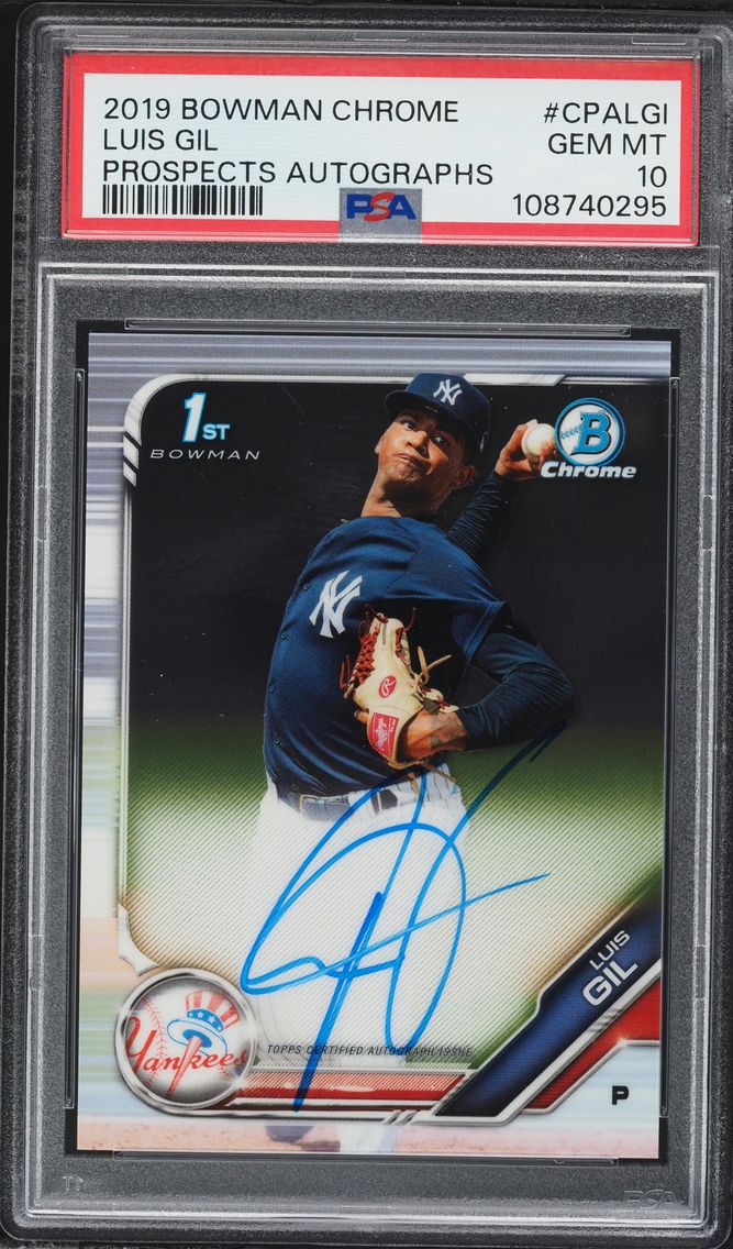 2019 #CPALGI Luis Gil PSA 10 Bow