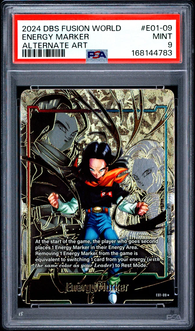 2024 #E01-09 Energy Marker PSA 9 Dragon Ball Super Card Game Fusion World Energy Marker Pack 01