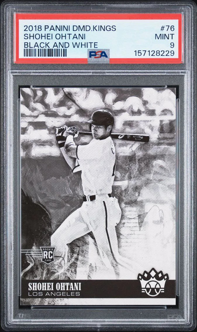 2018 #76 Shohei Ohtani PSA 9 Panini Diamond Kings