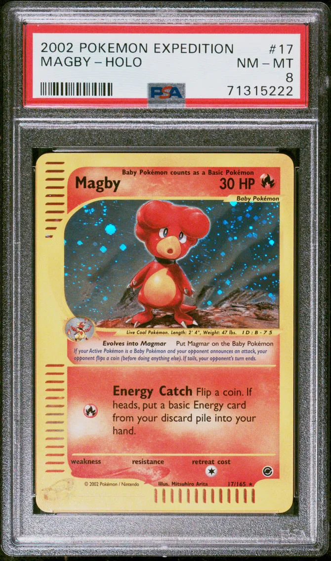 2002 #17 Magby-Holo PSA 8 Expedition