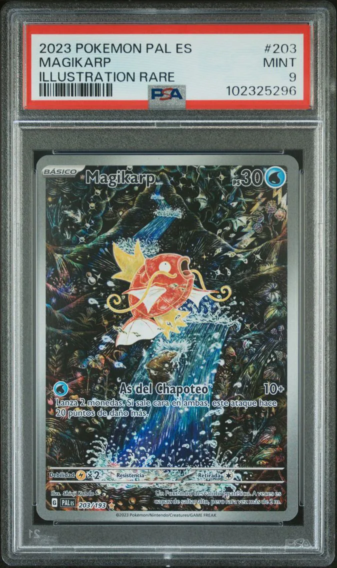 2023 #203 Magikarp PSA 9 Spanish Pal ES-Paldea Evolved Pokemon