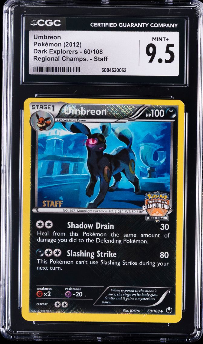 2012 #60 Umbreon-Holo CGC 9.5 Bl