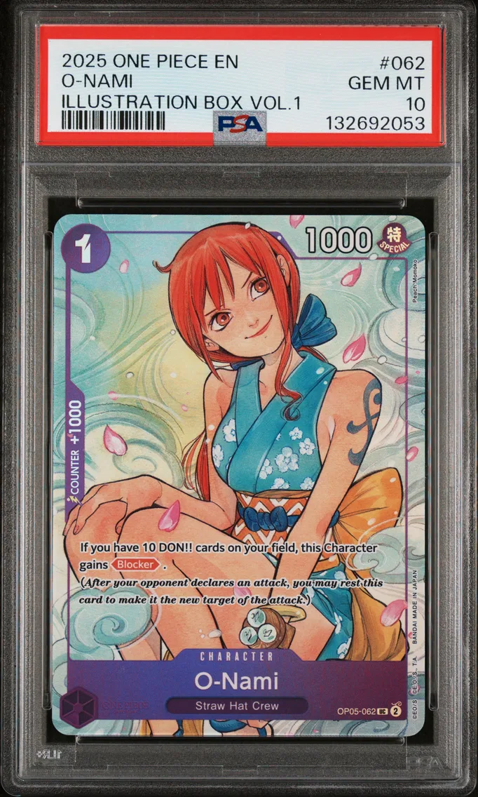 2025 #062 O-Nami PSA 10 One Piece Promos