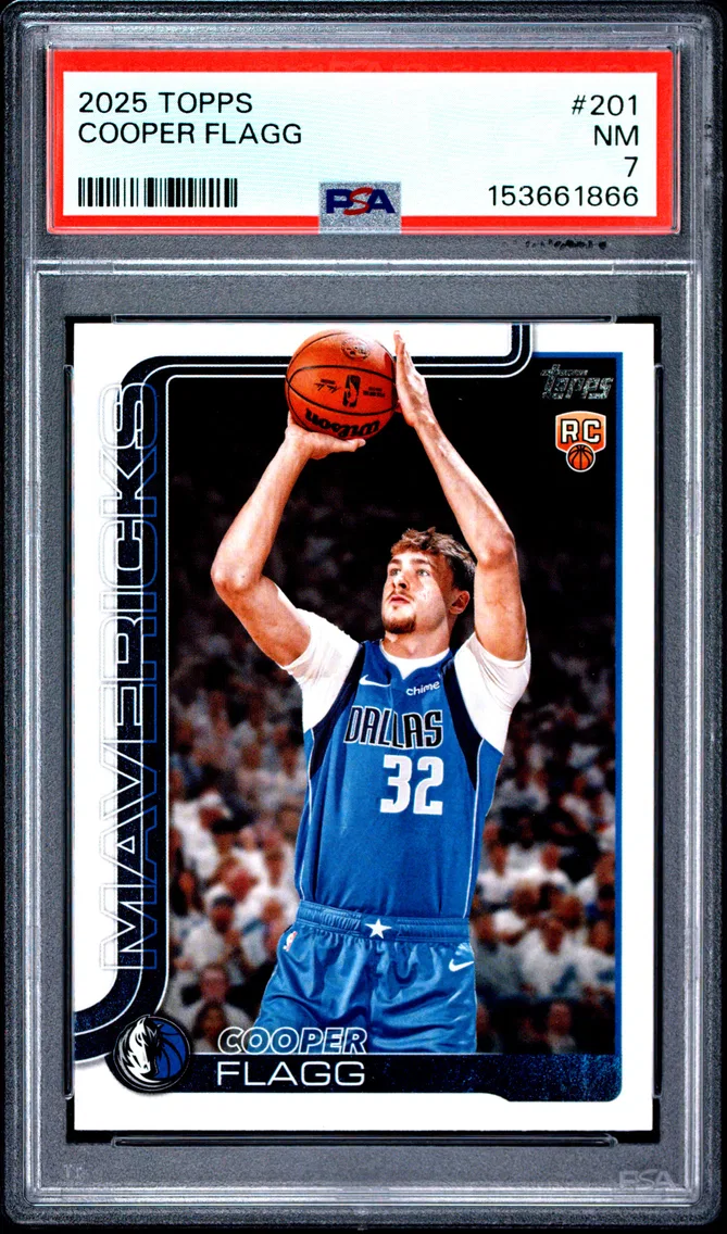 2025 #201 Cooper Flagg PSA 7 Topps