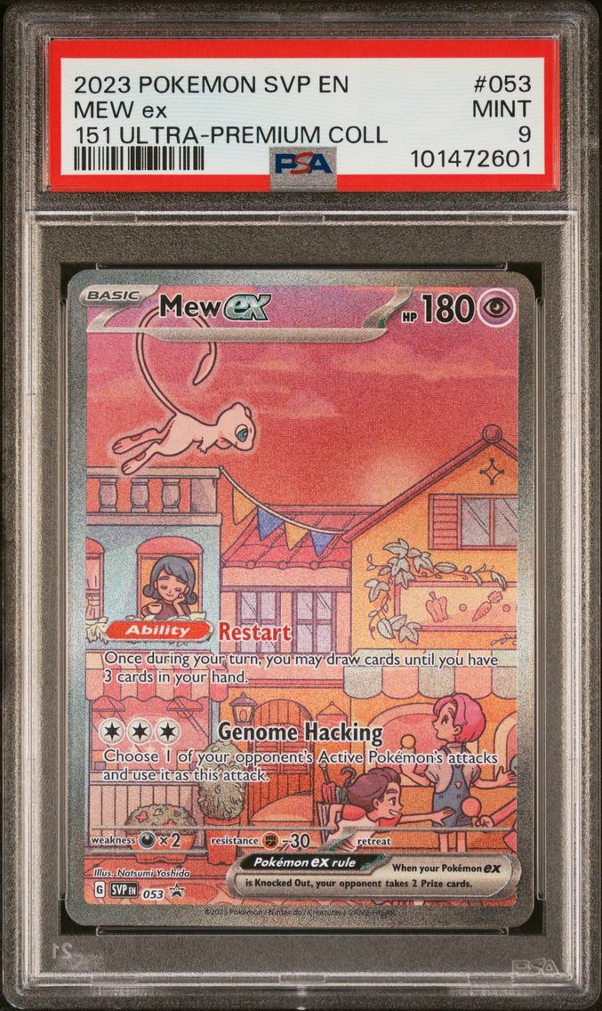 2023 #053 Mew EX PSA 9 Svp EN-SV Black Star Promo Pokemon