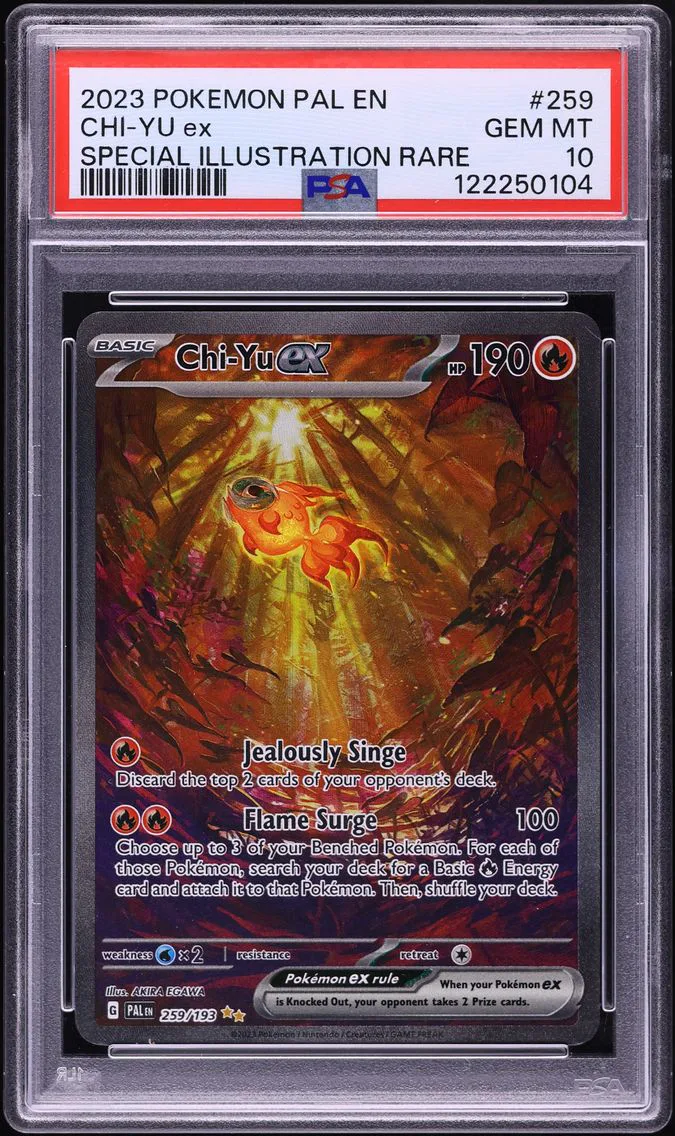 2023 Pokemon Pal EN-Paldea Evolved Chi-Yu ex Pokemon Scarlet & Violet Paldea Evolved #259 PSA 10
