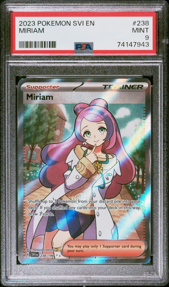2023 #238 Miriam PSA 9 Svi EN-Scarlet & Violet