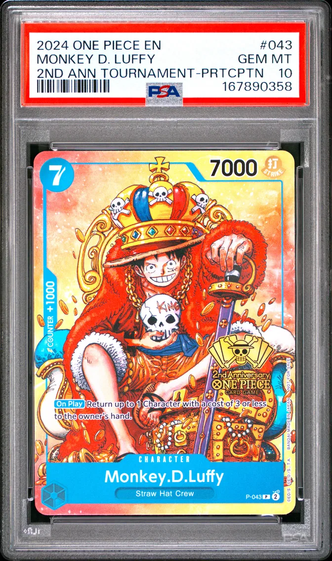 2024 #043 Monkey D. Luffy PSA 10 One Piece Promos