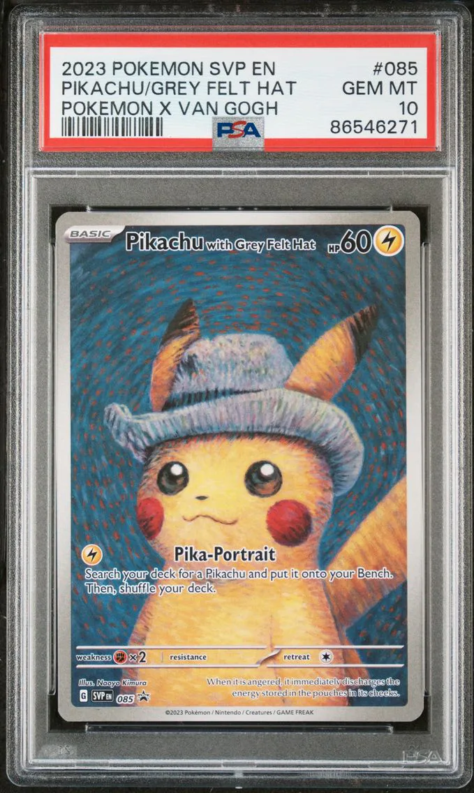 2023 #085 Pikachu With Grey Felt