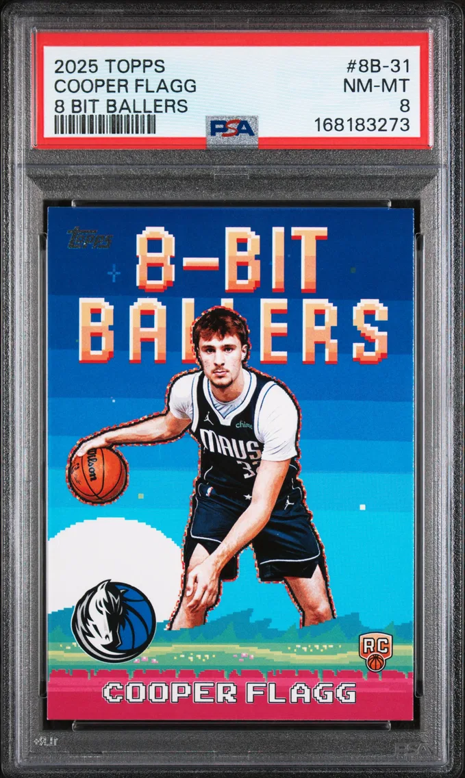 2025 #8B-31 Cooper Flagg PSA 8 Topps 8 Bit Ballers