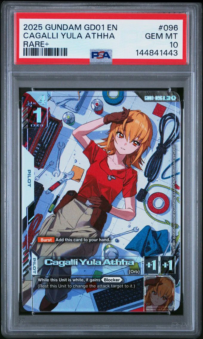 2025 #096 Cagalli Yula Athha PSA 10 Gundam Newtype Rising