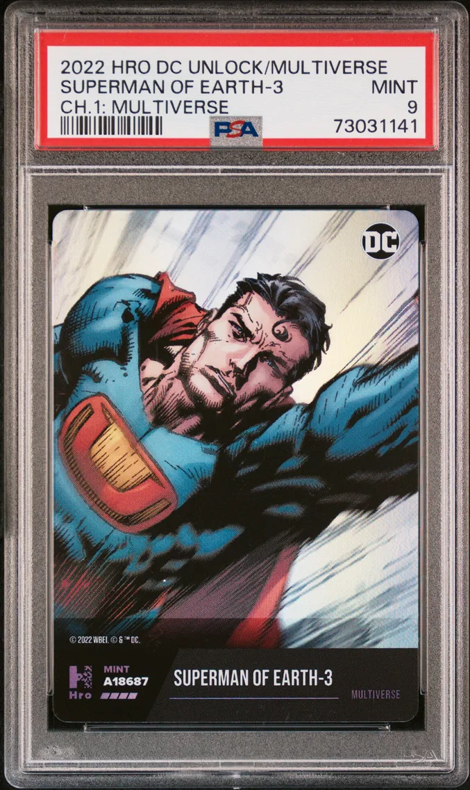 2022 #NA Superman of Earth-3 PSA 9 Hro DC Unlock the Multiverse Chapter 1