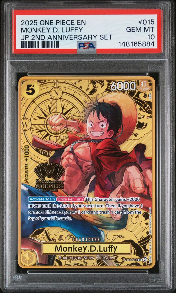 2025 #015 Monkey D. Luffy PSA 10