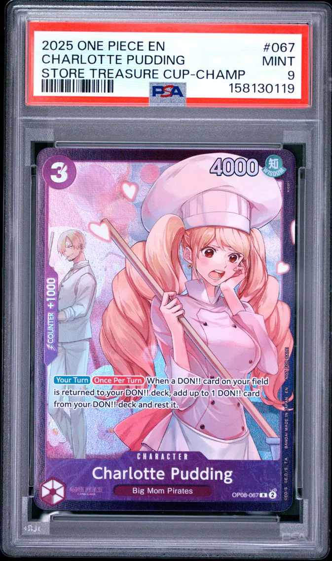 2025 #067 Charlotte Pudding PSA 9 One Piece Promos