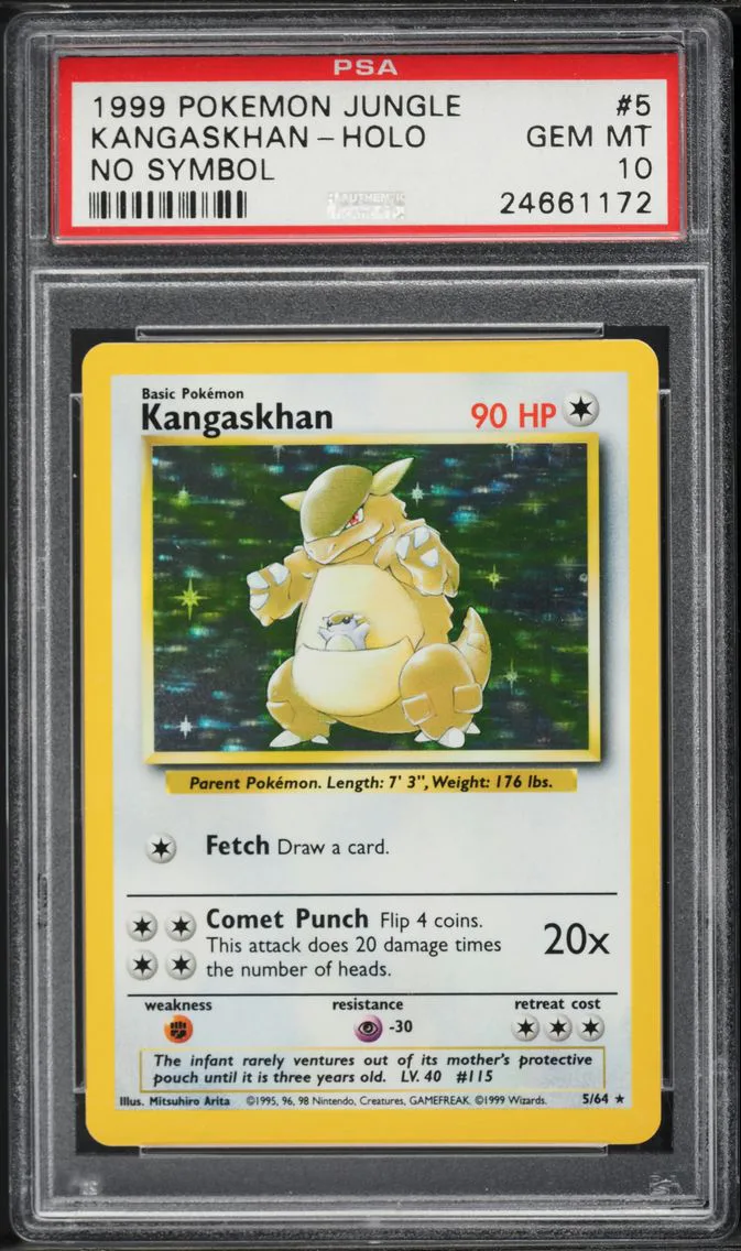 1999 #5 Kangaskhan-Holo PSA 10 Jungle Pokemon