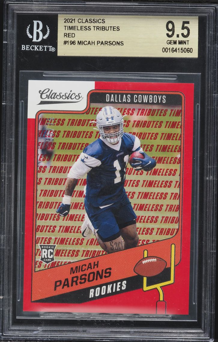 2021 #196 Micah Parsons BGS 9.5