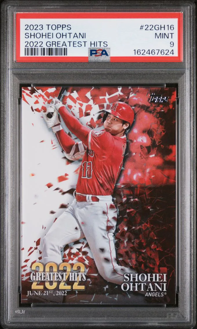 2023 #22GH16 Shohei Ohtani PSA 9 Topps 2022 Greatest Hits