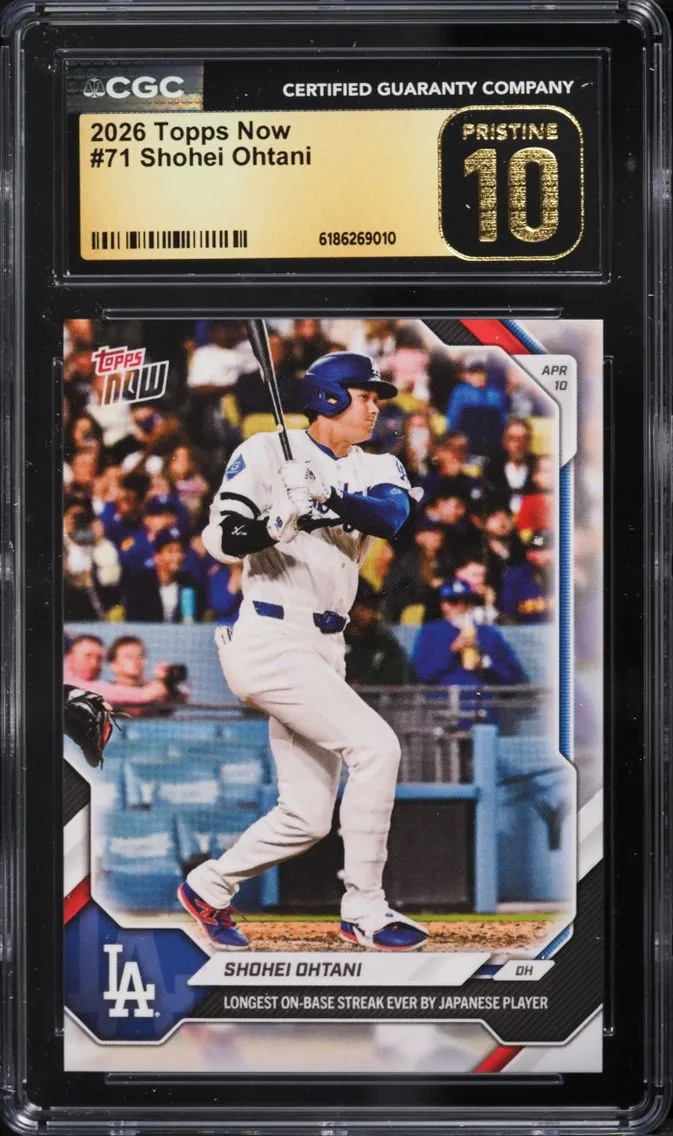 2026 #71 Shohei Ohtani CGC 10 Topps Now