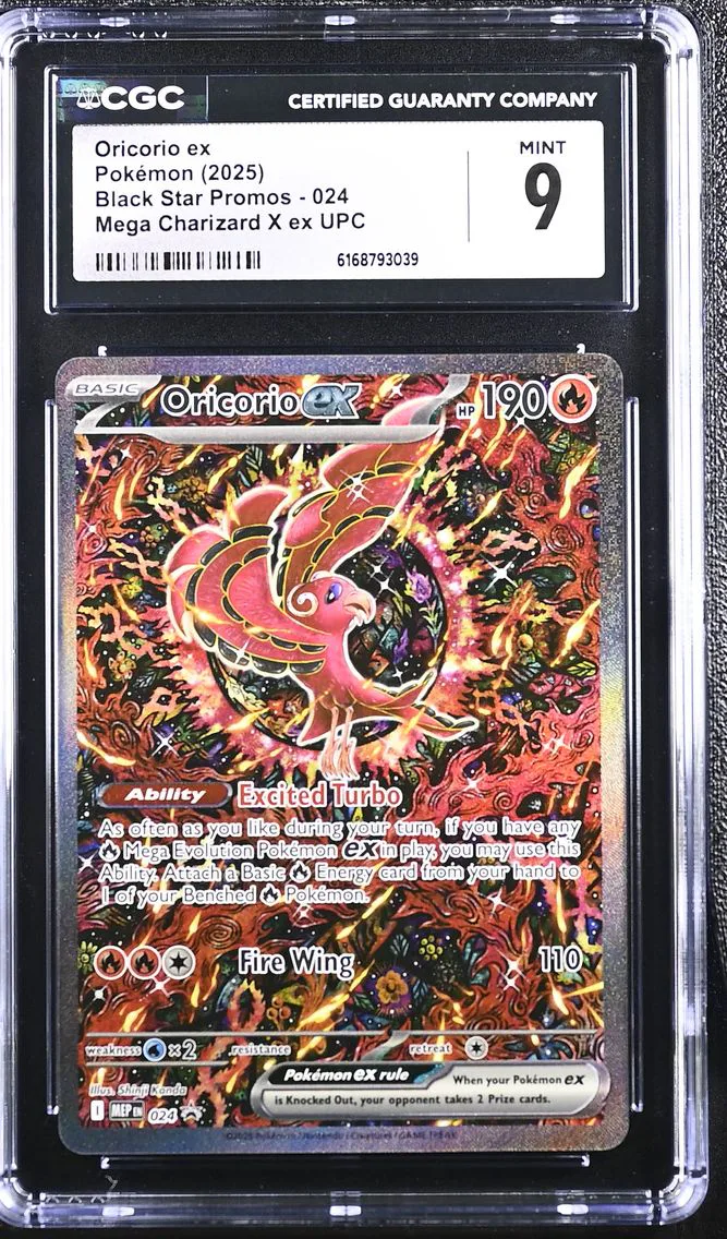 2025 #024 Oricorio ex CGC 9 Blac
