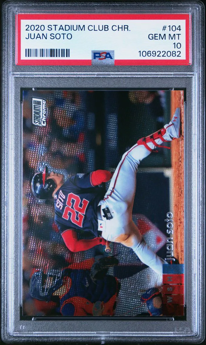 2020 #104 Juan Soto PSA 10 Stadium Club Chrome