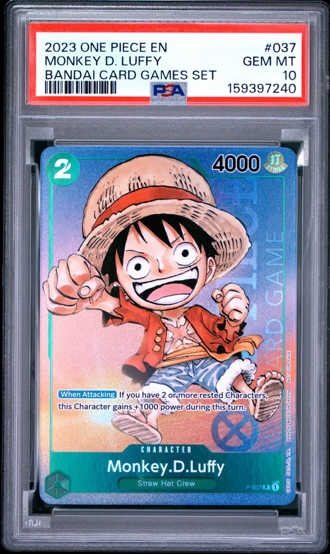 2023 #037 Monkey D. Luffy PSA 10 One Piece Promos