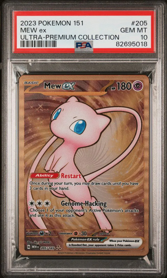 2023 #205 Mew EX PSA 10 151 Ultr