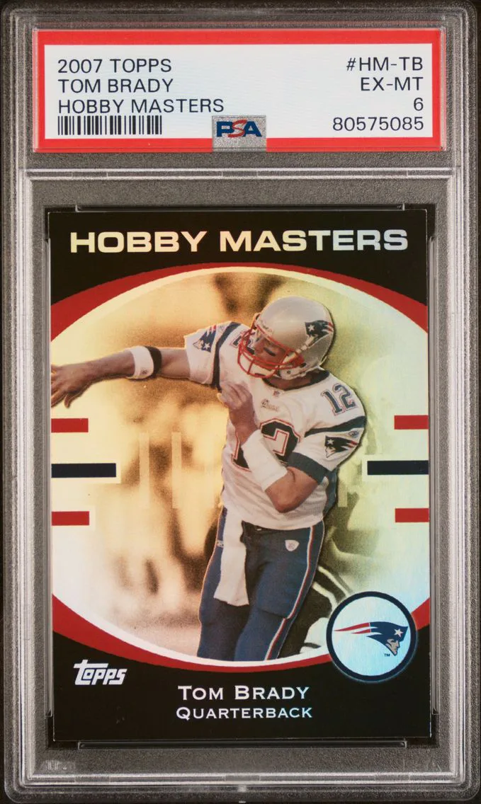 2007 #HM-TB Tom Brady PSA 6 Topps Hobby Masters