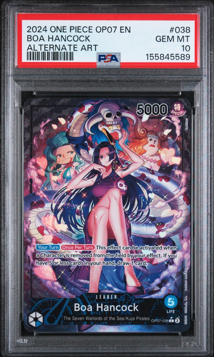 2024 #038 Boa Hancock PSA 10 One Piece OP07-500 Years in the Future