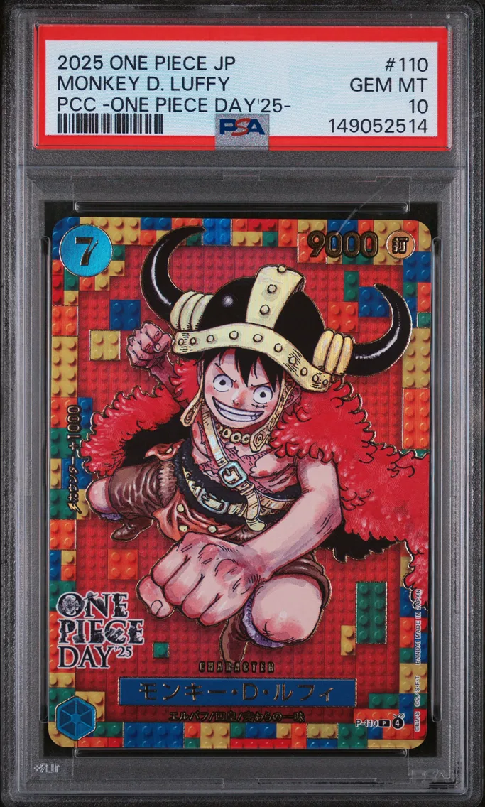 2025 #110 Monkey D. Luffy PSA 10 One Piece Japanese Premium Card Collection -One Piece Day'25-