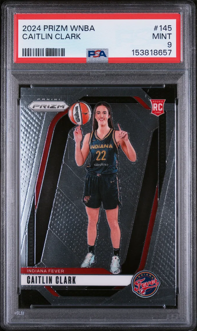 2024 #145 Caitlin Clark PSA 9 Panini Prizm WNBA