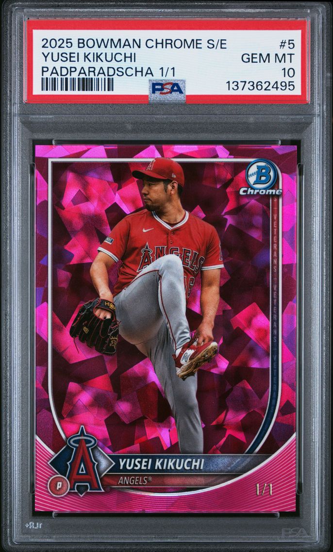 2025 #5 Yusei Kikuchi PSA 10 Bow
