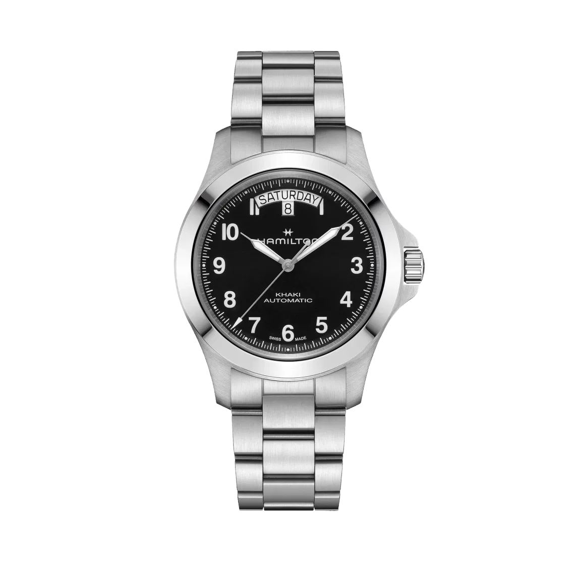 Hamilton Khaki Field Auto 40mm - Black on Bracelet
